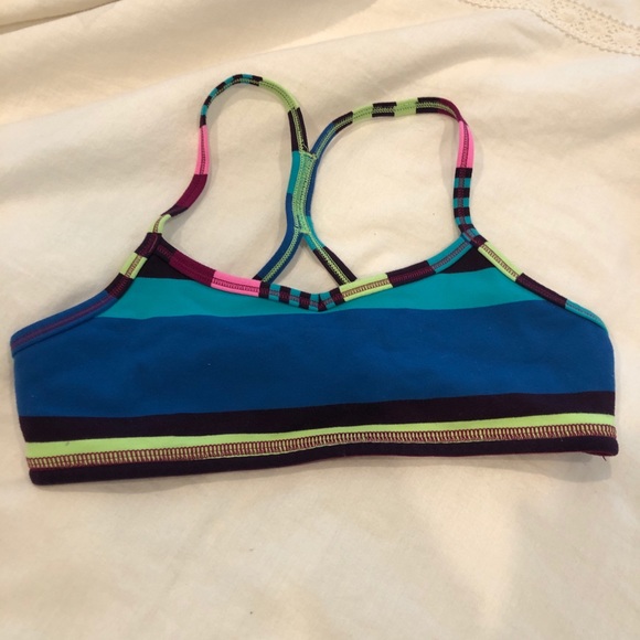 Ivivva Multi Color Sports Bra Size 8 - Picture 1 of 2